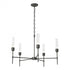 Hubbardton Forge Vela 5 Arm Chandelier Model: 105045-SKT-07-ZM0611