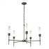 Hubbardton Forge Vela 5 Arm Chandelier Model: 105045-SKT-07-ZM0611