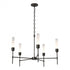 Hubbardton Forge Vela 5 Arm Chandelier Model: 105045-SKT-14-ZM0611