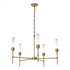 Hubbardton Forge Vela 5 Arm Chandelier Model: 105045-SKT-86-ZM0611