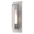 Hubbardton Forge Vertical Bar Fluted Glass Large Outdoor Sconce in Coastal Oil Rubbed Bronze Finish Model: 307283-SKT-14-ZU0662