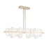 Hubbardton Forge Vitre Large Linear LED Pendant Model: 139661-LED-STND-86-YR0708