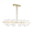 Hubbardton Forge Vitre Large Linear LED Pendant Model: 139661-LED-STND-86-YR0708