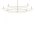 Hubbardton Forge Willow 6 Light Large Chandelier Model: 136352-SKT-MULT-86