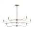 Hubbardton Forge Willow 6 Light Small Chandelier Model: 136350-SKT-MULT-82