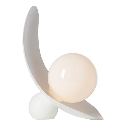 Hubbardton Forge Yoki Table Lamp in White Finish Model: 272110-SKT-02