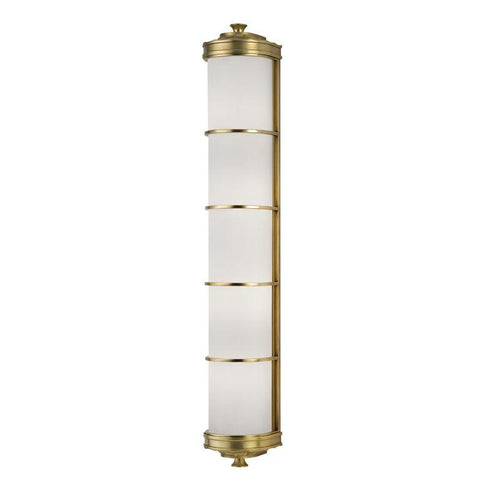 Hudson Valley Albany 4 LIGHT WALL SCONCE in Aged Brass Finish Model: 3833-AGB