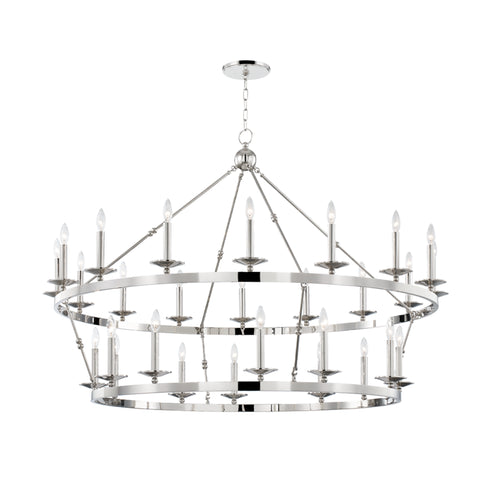 Hudson Valley Allendale 28 LIGHT CHANDELIER in Aged Old Bronze Finish Model: 3228-AOB