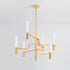 Hudson Valley Allentown Chandelier in Aged Brass Finish Model: 4006-AGB