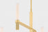 Hudson Valley Allentown Chandelier in Aged Brass Finish Model: 4006-AGB