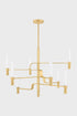 Hudson Valley Allentown Chandelier in Aged Brass Finish Model: 4008-AGB