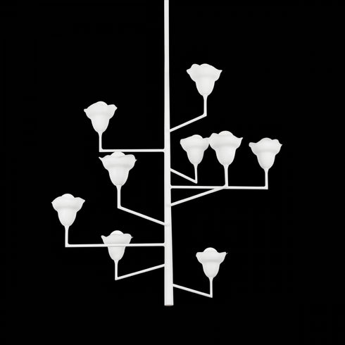 Hudson Valley Alora Chandelier in Vintage Gold Leaf Finish Model: 1289-VGL/GLI