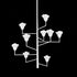 Hudson Valley Alora Chandelier in Vintage Gold Leaf Finish Model: 1289-VGL/GLI