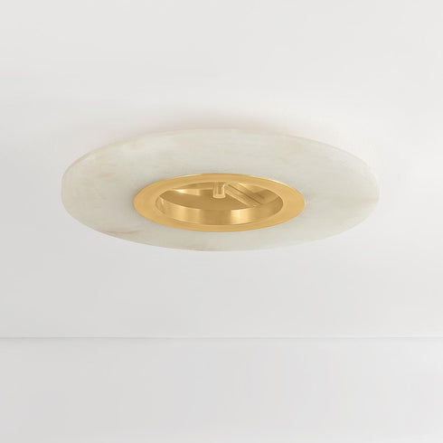Hudson Valley Alto Semi Flush in Aged Brass Finish Model: 8024-AGB