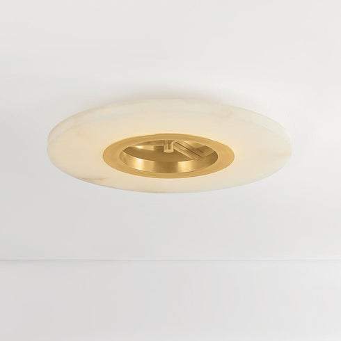 Hudson Valley Alto Semi Flush in Aged Brass Finish Model: 8024-AGB