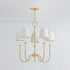 Hudson Valley Amina Chandelier in Aged Brass Finish Model: 6927-AGB