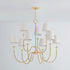 Hudson Valley Amina Chandelier in Aged Brass Finish Model: 6939-AGB