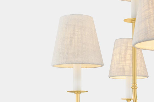 Hudson Valley Amina Chandelier in Aged Brass Finish Model: 6939-AGB