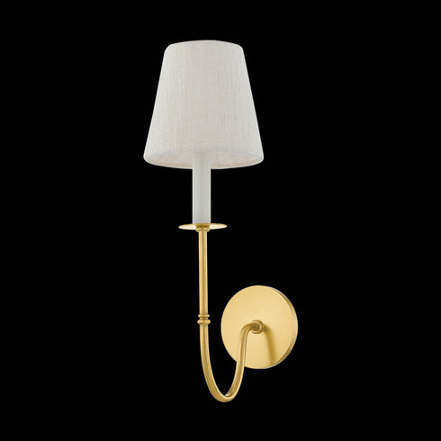Hudson Valley Amina Wall Sconce in Aged Brass Finish Model: 6919-AGB