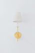 Hudson Valley Amina Wall Sconce in Aged Brass Finish Model: 6919-AGB