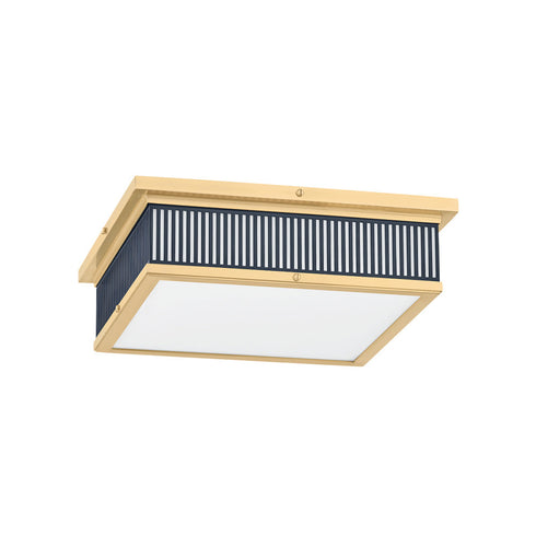 Hudson Valley Ashdown Flush Mount in Aged Brass Distressed Bronze Finish Model: MDS1900-AGB/DBL