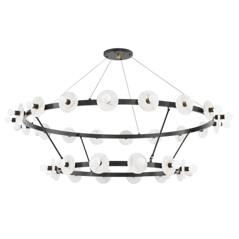 Hudson Valley Austen 30 LIGHT CHANDELIER in Aged Old Bronze Finish Model: 4262-AOB