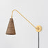 Hudson Valley Averack Plug In Sconce in Aged Brass Finish Model: 5416-AGB