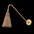 Hudson Valley Averack Plug In Sconce in Aged Brass Finish Model: 5416-AGB