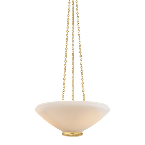 Hudson Valley AWOSTING Pendant in Aged Brass Finish Model: 2317-AGB