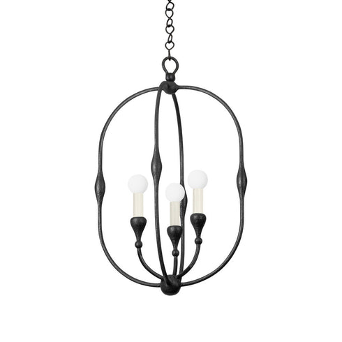 Hudson Valley Baltic Pendant in Aged Iron Finish Model: 3215-AI