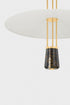 Hudson Valley Barnegat Pendant in Aged Brass Finish Model: 8336-AGB/SWH