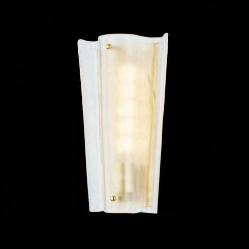Hudson Valley Baxford Wall Sconce in Aged Brass Finish Model: 1314-AGB