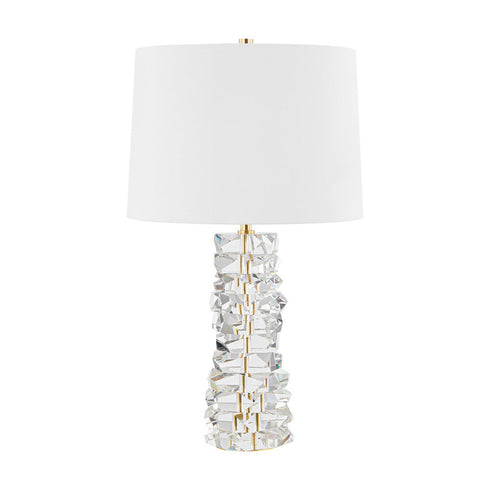 Hudson Valley Bellarie Table Lamp in Aged Brass Finish Model: L5929-AGB