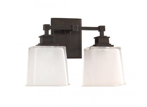 Hudson Valley Berwick 2 LIGHT BATH BRACKET in Satin Nickel Finish Model: 1952-SN