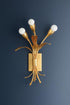 Hudson Valley Bilston Wall Sconce in Vintage Gold Leaf Finish Model: 1903-VGL