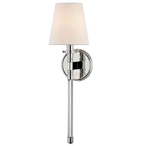 Hudson Valley Blixen 1 LIGHT WALL SCONCE in Polished Nickel Finish Model: 5410-PN