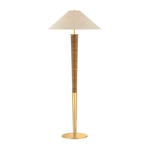 Hudson Valley BOHICKET Floor Lamp in Aged Brass Finish Model: CBL6524-AGB