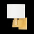 Hudson Valley Brampton Wall Sconce in Aged Brass Finish Model: 2710-AGB