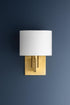 Hudson Valley Brampton Wall Sconce in Aged Brass Finish Model: 2710-AGB
