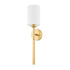 Hudson Valley Brewster 1 LIGHT WALL SCONCE in Aged Brass Finish Model: 3122-AGB