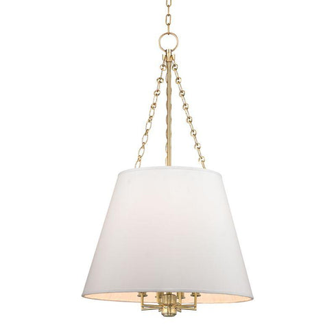 Hudson Valley Burdett 8 LIGHT PENDANT in Aged Brass Finish Model: 6422-AGB