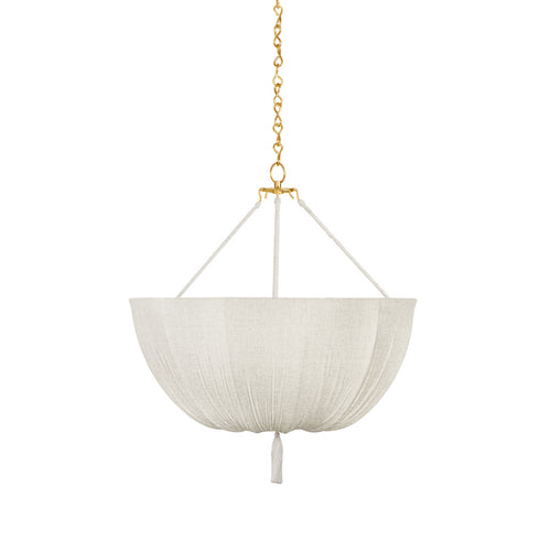 Hudson Valley CAROLINA Pendant in Aged Brass Finish Model: CB5730-AGB