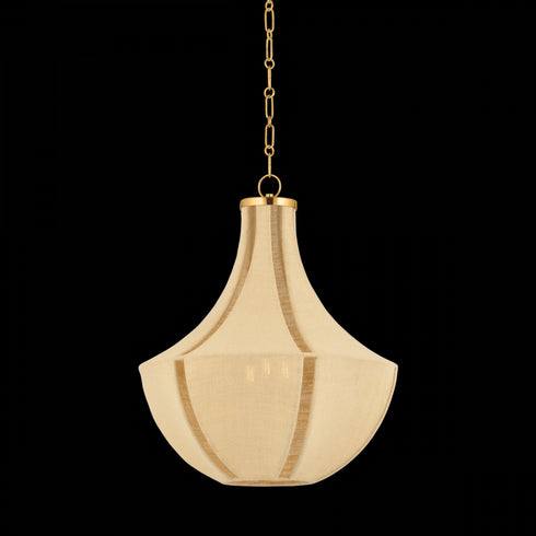 Hudson Valley Cascade Lake Pendant in Aged Brass Finish Model: 6603-AGB