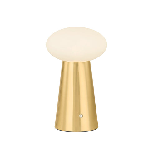 Hudson Valley CASHEL Rechargeable Table Lamp in Aged Brass Finish Model: L2941-AGB