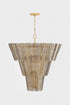 Hudson Valley Cassian Chandelier in Vintage Gold Leaf Finish Model: 7918-VGL