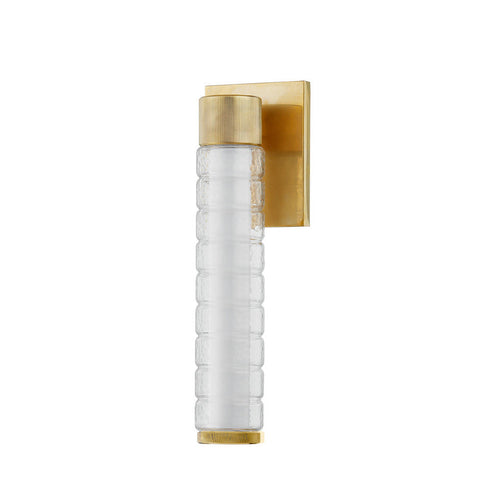 Hudson Valley Castor Bath Sconce in Aged Brass Finish Model: 1791-AGB