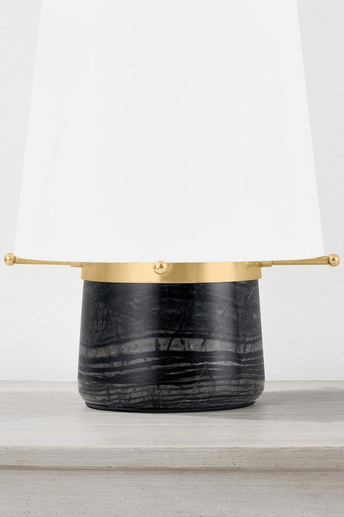 Hudson Valley Central Valley Rechargeable Table Lamp in Aged Brass Finish Model: L4751-AGB