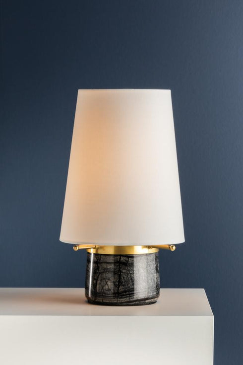 Hudson Valley Central Valley Rechargeable Table Lamp in Aged Brass Finish Model: L4751-AGB