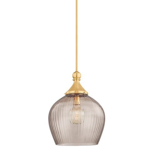 Hudson Valley CHATTON Pendant in Aged Brass Finish Model: 6916-AGB