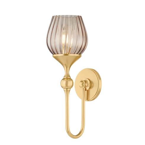 Hudson Valley CHATTON Wall Sconce in Aged Brass Finish Model: 6918-AGB